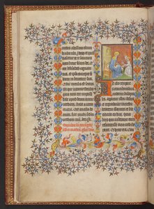Book of Hours, Add MS 32454 f.10v, France by French School