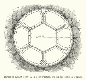 Shield Used in the Construction of the Thames Tunnel