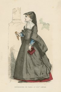 Bourgeois Parisian Woman, 16th Century by French School