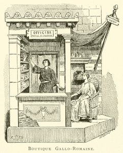 Gallo-Roman Shop by French School