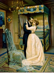 Bride and Bridegroom by French School