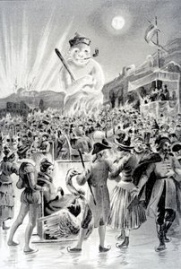 Budapest, Illustration from The Snow Man by George Sand, 1887