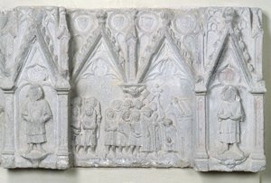 Burial Scene (before the coffin) by French School