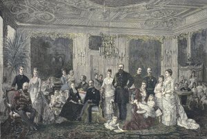 Christian IX, King of Denmark by French School
