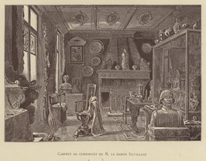 Cabinet of Curiosities of Baron Davillier by French School
