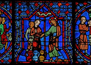Cana Marriage: Christ Changes the Water into Wine by French School