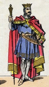 Capetian Dynasty: Portrait of Hugues Capet (940-996) King of the Franks by French School