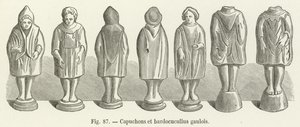 Gaulish hoods and bardocucullus by French School