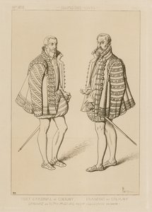 Cardinal Odet de Coligny (1517–1571) and Francois de Coligny (1557–1591) by French School