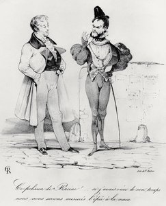 Caricature of the Romantic Dramas at the time of Hernani by Victor Hugo (1829) by French School