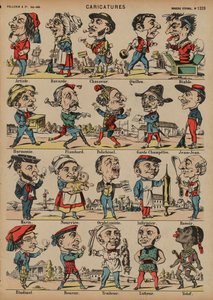 Caricatures by French School