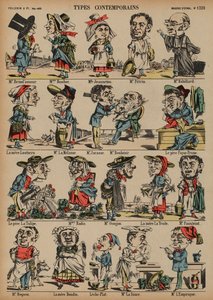 Caricatures by French School
