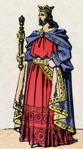 Carolingian dynasty: Portrait of Louis IV, known as Outremer, King of the Franks