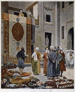 Carpet dealers in Egypt by French School