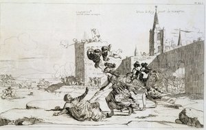 Cartoon Depicting Mademoiselle de Montpensier (Grande Mademoiselle) 