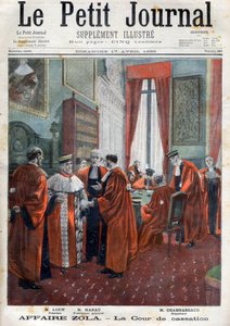 Dreyfus case - The Court of Appeal During the Case, illustration from Le Petit Journal: illustrated Supplement by French School
