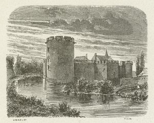 Castle of Ham, France by French School