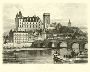 Castle of Pau by French School