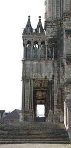 Cathedral of Chartres, Detail of the South Portal by French School