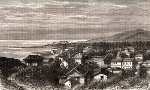 Cayenne - Commune in Overseas Guyana - engraving in 