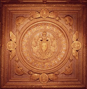 Ceiling from the bedroom of Henri II by French School