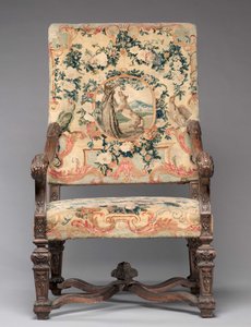 Chair, manufacturer Savonnerie Factory, before 1717