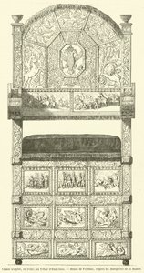 Sculpted Chair in Ivory, in the Russian State Treasury by French School