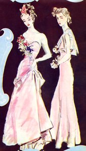 Chanel Evening Dresses, from Marie Claire, 23rd September 1938 (print)