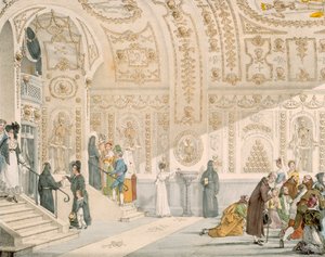 Chapel of the Dead, engraved by Villain, pub. 1820