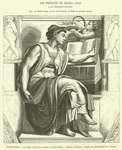 Sistine Chapel, The Erythraean Sibyl (engraving)