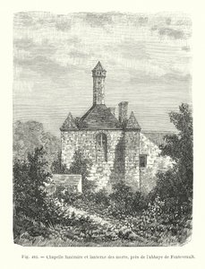 Funerary Chapel and Lantern of the Dead, Near the Abbey of Fontevrault by French School