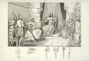 Charibert I, Frankish King of Paris by French School