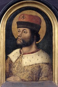Charlemagne, Charles the Great (742-814) King of the Franks by French School
