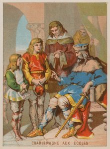 Charlemagne and the importance of education by French School