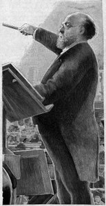 Charles Lamoureux, French violinist, first conductor of the Paris Opera