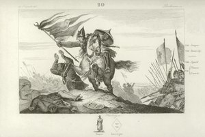 Charles Martel at the Battle of Tours, 732