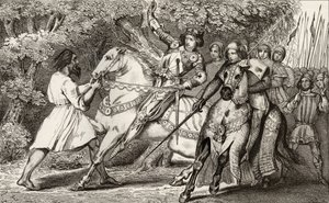 Charles VI the Insane is Advised of an Ambush in the Forest Near Angers, from 