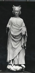 Charles VI, king of France, from Palais de Justice in Poitiers, original late 14th century (plaster cast) by French School