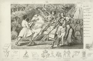 Charles VI of France is warned of an ambush in the forest near Angers, 1392