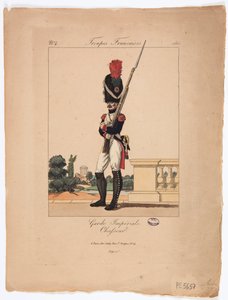 Chasseur of the Imperial Guard, French Troops, no. 4 by French School