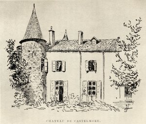 Chateau de Castelmore, from Memoires de Charles de Batz-Castelmore Comte d
