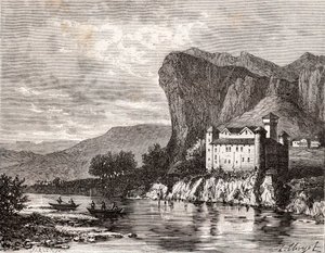 Chateau de la Caze en Lozere by French School