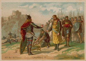 Chilperic II, King of France (c. 672-721) by French School