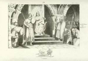 Chilperic II, King of the Franks by French School