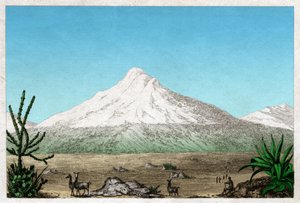 Chimborazo Volcano by French School
