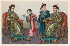 China Costume by French School