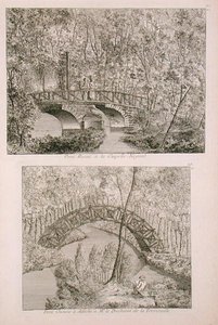 Chinese bridge at Attichi, from 