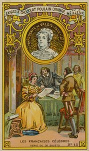 Chocolat Poulain Orange trade card by French School