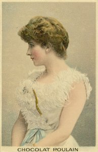 Chocolat Poulain Orange trade card by French School