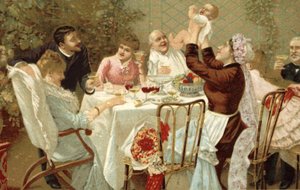Christening party by French School